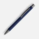 Ручка шариковая металлическая Open Atento Soft Touch, темно-синяя - фото № 1