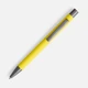 Ручка шариковая металлическая Open Atento Soft Touch, желтая - фото № 2