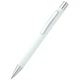 Ручка шариковая металлическая Rebecca, soft touch, белая - фото № 1