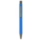 Ручка шариковая металлическая Ultra Pen Direct Mirror, soft-touch, голубая - фото № 4