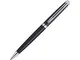 Ручка шариковая металлическая Waterman Hemisphere Matt Black CT M, чёрная / серебряная - фото № 1