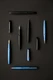 Ручка шариковая Pininfarina PF Two Blue, голубая / серебряная - фото № 8