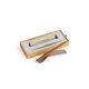 Ручка шариковая Pininfarina Piuma A Modern Classic Pearwood, коричневая / серебряная - фото № 3