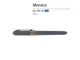 Ручка шариковая пластиковая Bruno Visconti Monaco, soft-touch, серая - фото № 2
