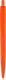 Ручка шариковая пластиковая Hit Color, оранжевая - фото № 3