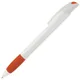 Ручка шариковая пластиковая Lecce Pen Nove, оранжевая/ белая - фото № 1