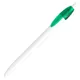 Ручка шариковая пластиковая Lecce Pen X-1, белая / зеленая - фото № 1