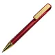 Ручка шариковая пластиковая NeoPen Glossy Gold, красная / золотая - фото № 1