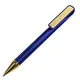 Ручка шариковая пластиковая NeoPen Glossy Gold, синяя / золотая - фото № 1