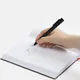 Ручка шариковая пластиковая Open Swiper SQ Soft Touch, черная - фото № 4