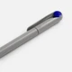 Ручка шариковая пластиковая Prodir DS1 TMM Dot, серая / синяя - фото № 4