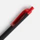 Ручка шариковая Prodir QS01 PRT-P Soft Touch, черная / красная - фото № 4