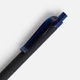 Ручка шариковая Prodir QS01 PRT-P Soft Touch, черная / синяя - фото № 4