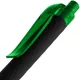 Ручка шариковая Prodir QS01 PRT-P Soft Touch, черная / зеленая - фото № 5