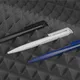 Ручка шариковая пластиковая Klio Eterna Trias Carbon, синяя - фото № 4