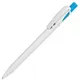 Ручка шариковая пластиковая Lecce Pen Twin White, белая / голубая - фото № 1