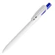 Ручка шариковая пластиковая Lecce Pen Twin White, белая / классический синий - фото № 1