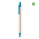 Ручка шариковая из переработанных материалов Mito Pen, бирюзовая - фото № 1