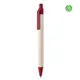 Ручка шариковая из переработанных материалов Mito Pen, красная - фото № 1