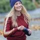 Шапка Impact из Polylana, темно-синяя - фото № 5