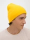 Шапка Molti Color Boom, желтая - фото № 4