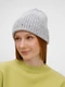 Шапка Molti Spotti, светло-серая - фото № 4