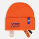 Шапка Molti Urban Flow, оранжевая - фото № 12
