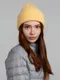 Шапка Sherst Capris, желтая - фото № 8