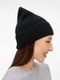 Шапка Sherst Nobilis Mono, черная - фото № 7