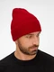 Шапка Sherst Nobilis Mono, красная - фото № 4
