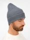 Шапка Sherst Nobilis Mono, серая - фото № 5