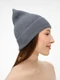 Шапка Sherst Nobilis Mono, серая - фото № 7