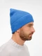 Шапка Sherst Nobilis Mono, синяя - фото № 5