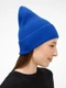 Шапка Sherst Nobilis Mono, ярко-синяя - фото № 7