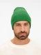 Шапка Sherst Nobilis Mono, ярко-зеленая - фото № 4