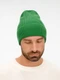 Шапка Sherst Nobilis Mono, ярко-зеленая - фото № 5