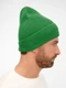 Шапка Sherst Nobilis Mono, ярко-зеленая - фото № 6