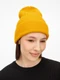 Шапка Sherst Nobilis Mono, желтая - фото № 6