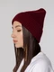 Шапка Sherst Tommi, бордовая - фото № 5