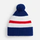 Шапка вязаная Teplo Winwear, темно-синяя / красная - фото № 1