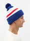 Шапка вязаная Teplo Winwear, темно-синяя / красная - фото № 5