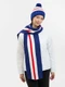 Шапка вязаная Teplo Winwear, темно-синяя / красная - фото № 10