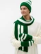 Шапка вязаная Teplo Winwear, темно-зеленая / белая - фото № 10