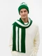 Шарф акриловый Teplo Winwear, темно-зеленый - фото № 8