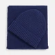 Шарф Laconi, синий - фото № 4