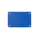 Шильд 4х6 см имитация кожи, синий - фото № 1