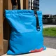 Шоппер с кнопкой Superbag Bubble, голубой / черный - фото № 2