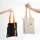 Шопер Superbag Black, черный / оранжевый - фото № 1