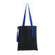 Шопер Superbag Black, черный / синий - фото № 1