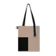 Шопер Superbag Color, бежевый / черный - фото № 1
